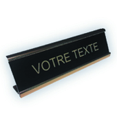 Engraved Plate 2 x 8 with Desk Holder 