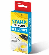 Trodat Stamp &#39;N Stick Refill Kit, Printy 4911 Typo